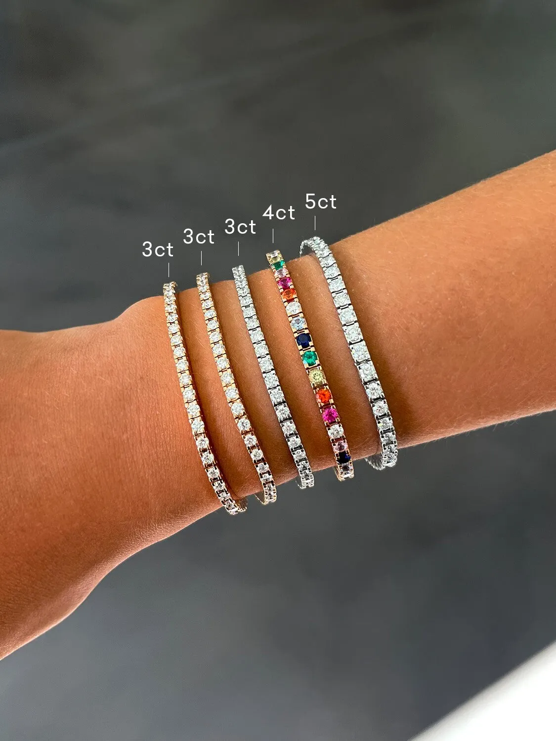 The LOEV Tennis 18K Rosegold Bracelet w. Lab-Grown Diamonds
