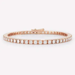 The LOEV Tennis 18K Rosegold Bracelet w. Lab-Grown Diamonds