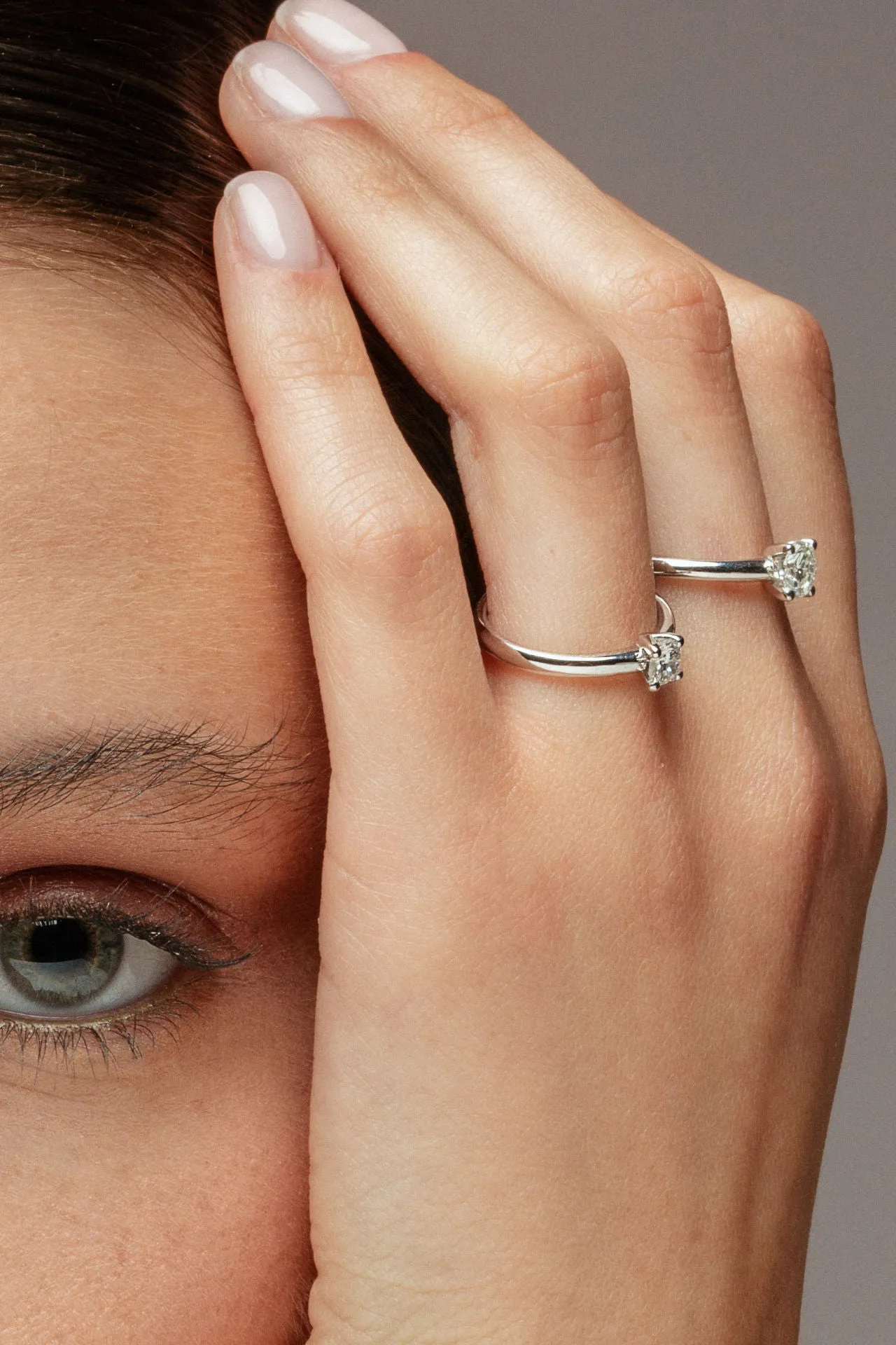 The Only One 0.70ct 18K Rose Gold Ring w. Lab-Grown Diamond