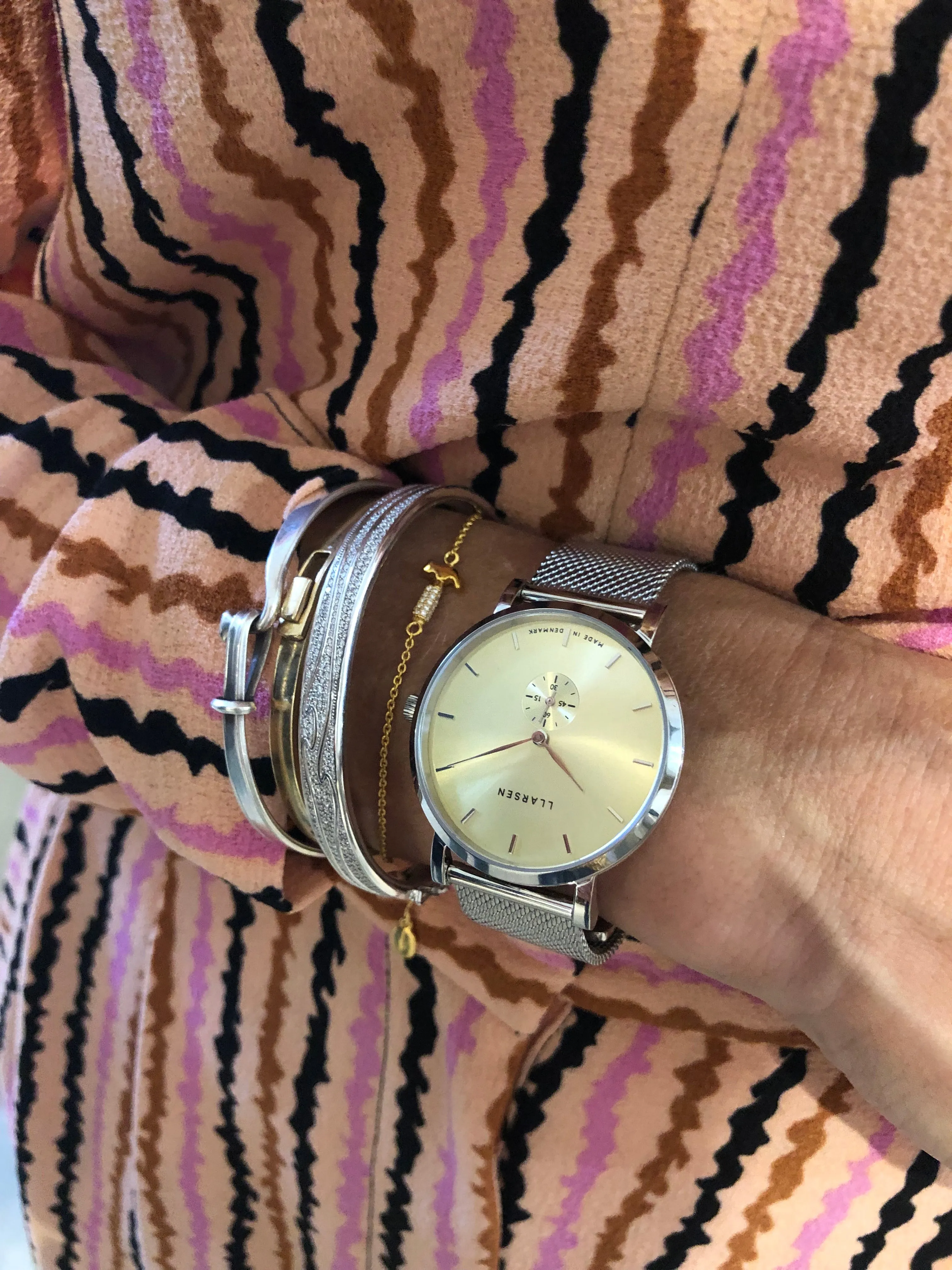 Torun Silver Bangle
