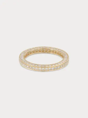 Triple Diamond Eternity Band