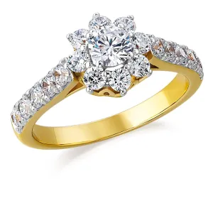 Tulip Cluster Ring