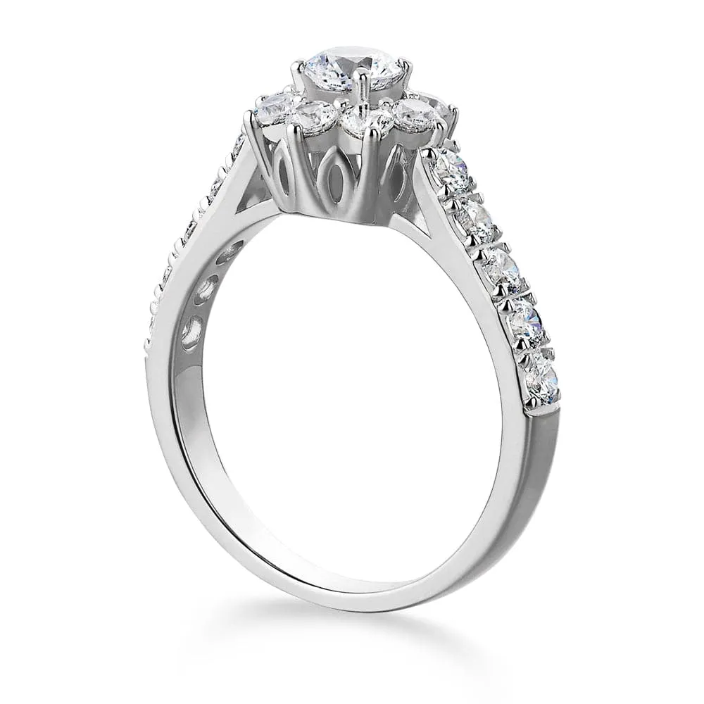 Tulip Cluster Ring