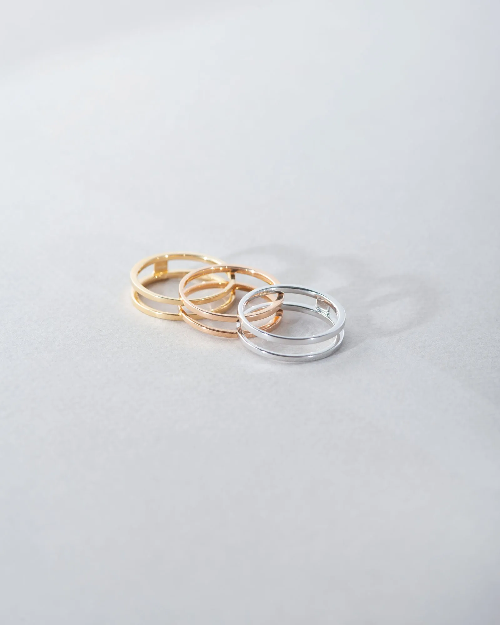 Unisex U 18K Whitegold Ring