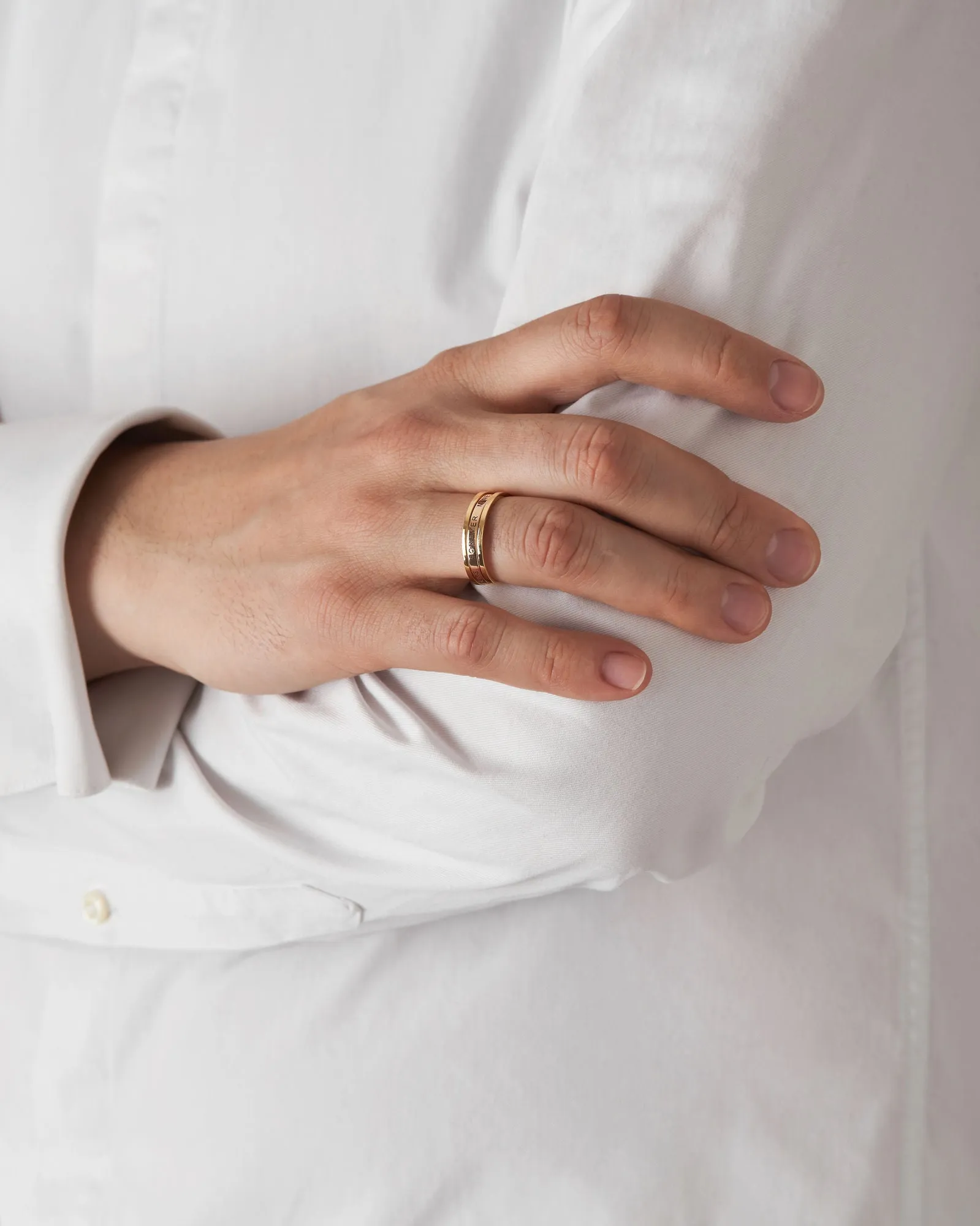 Unisex We 18K Rosegold & Gold Ring