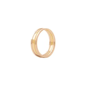Unisex We 18K Rosegold & Gold Ring