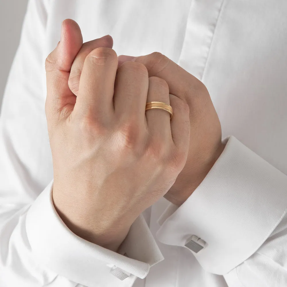 Unisex We Matt 18K Gold Ring