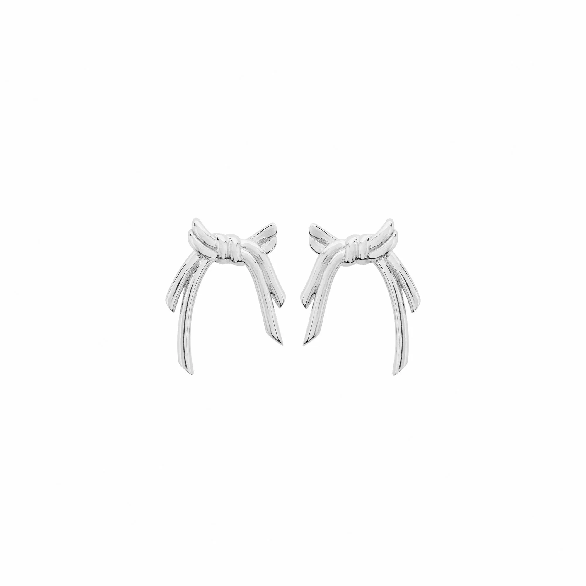 Venus white Gold Plated Earrings
