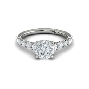 Vlora 14K White Gold Graduated Diamond Engagement Ring
