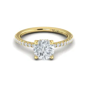 Vlora 14K Yellow Gold Classic Diamond Engagement Ring