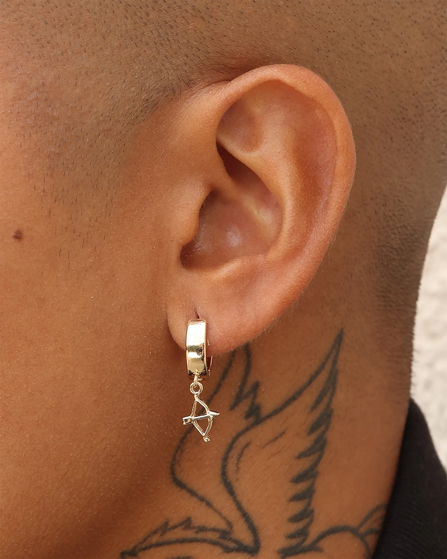 Wild for the Weekend Cherub Earring Set Gold