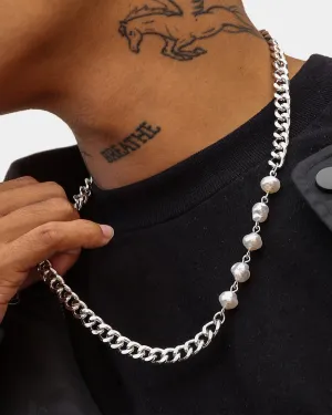Wild for the Weekend Curb Chain Necklace Silver