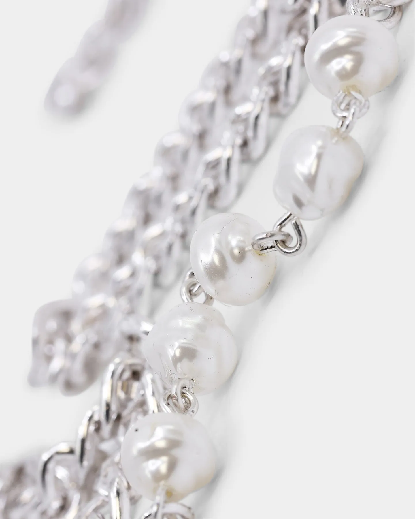 Wild for the Weekend Curb Chain Necklace Silver