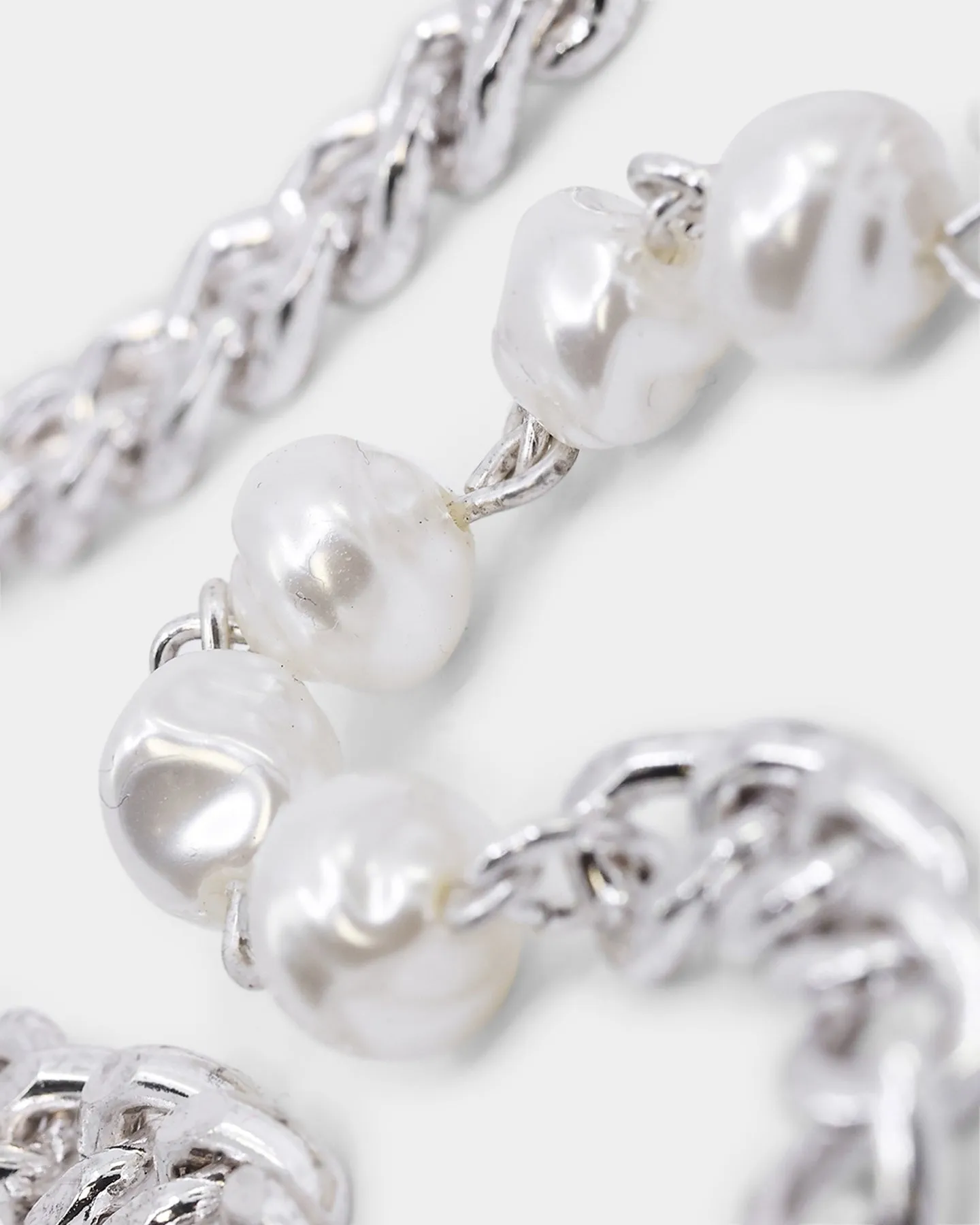Wild for the Weekend Curb Chain Necklace Silver