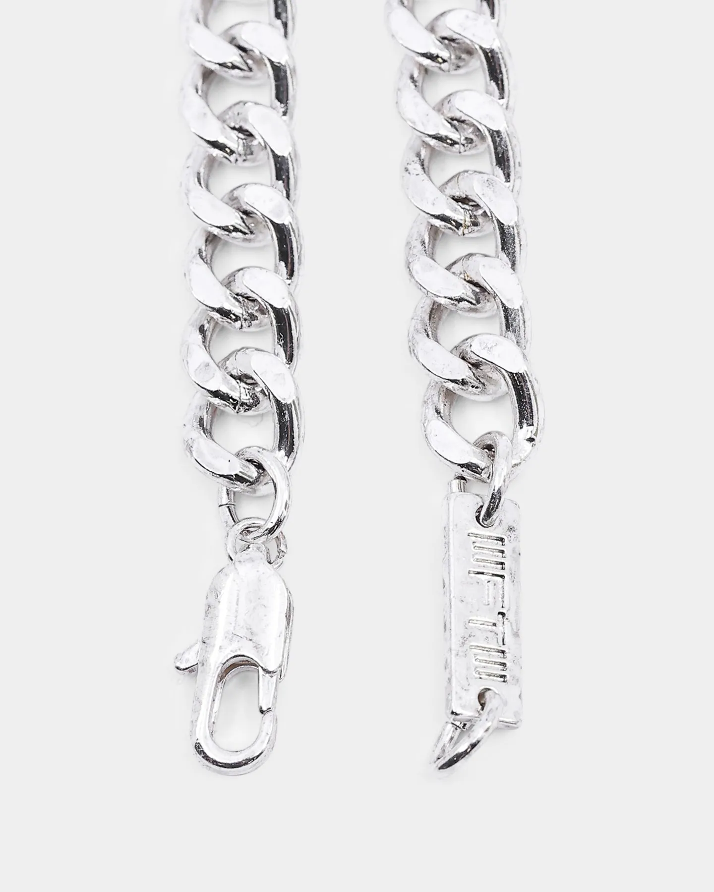 Wild for the Weekend Curb Chain Necklace Silver
