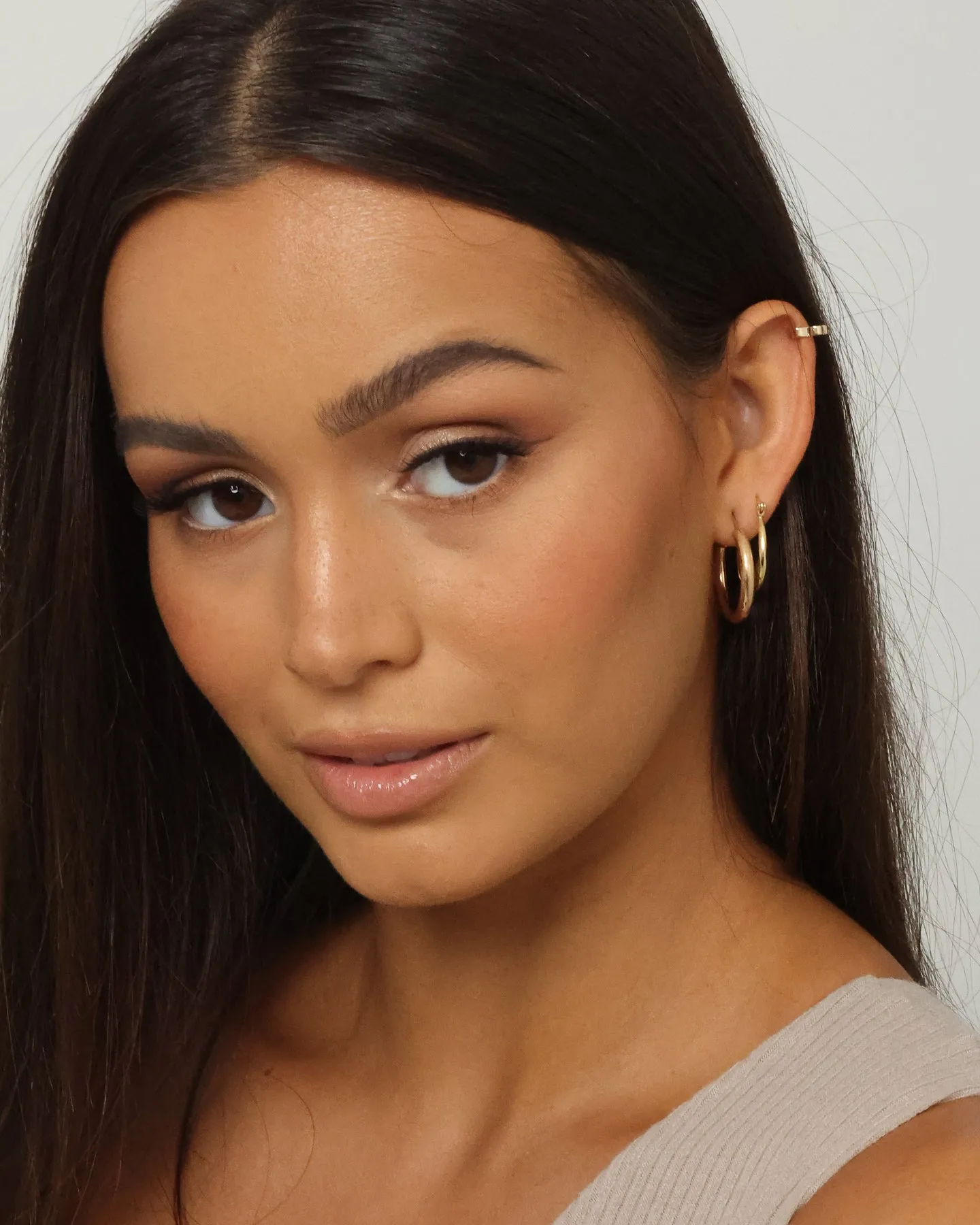 Wild For The Weekend Flower Ear Cuff Gold