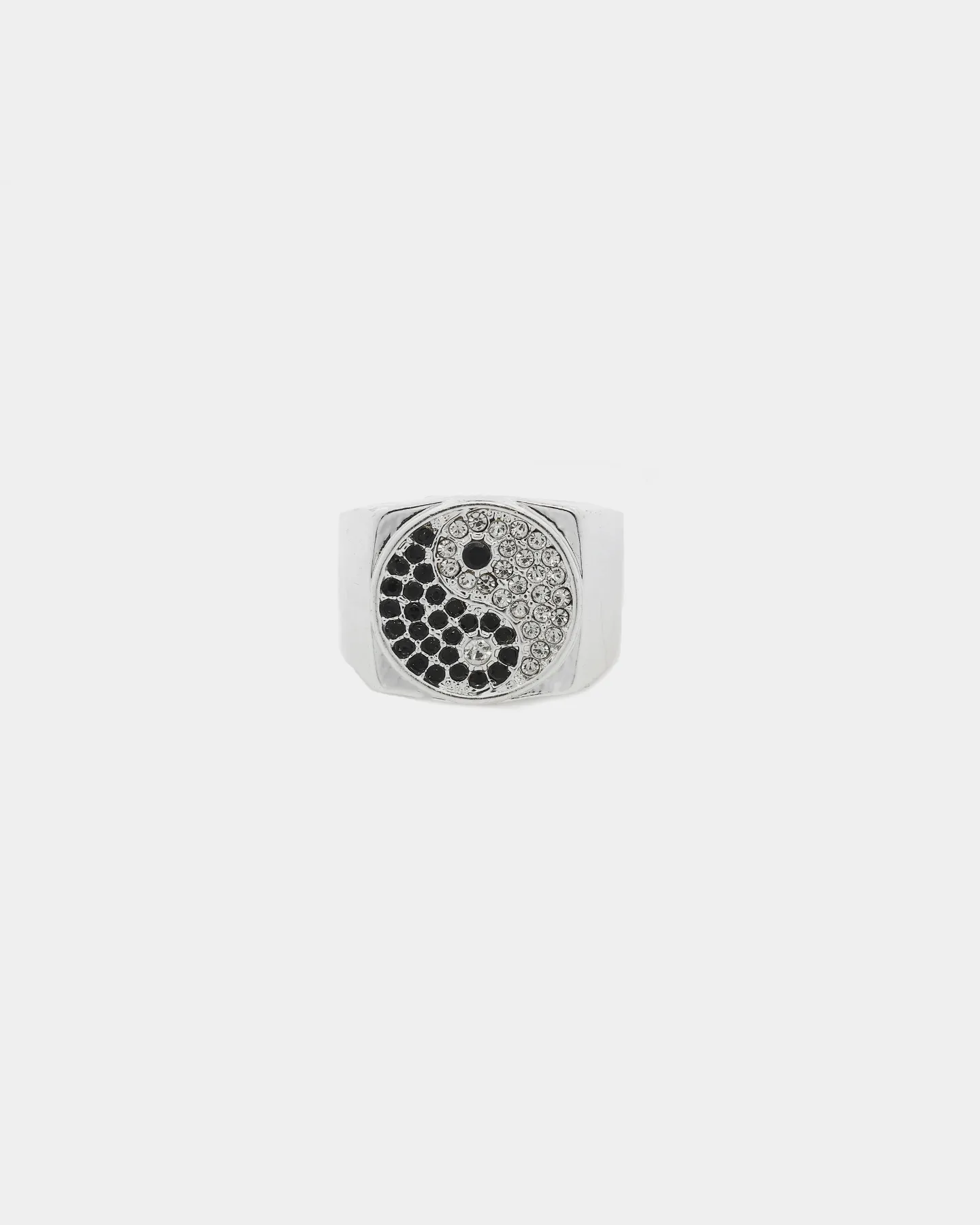 Wild For The Weekend Freerider Ying Yang Ring (Large) Sliver