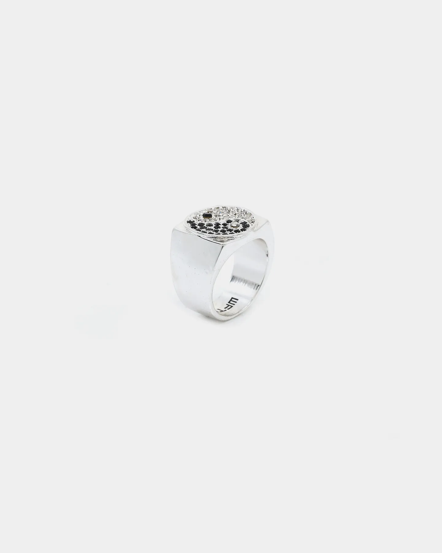 Wild For The Weekend Freerider Ying Yang Ring (Large) Sliver