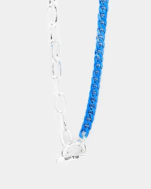Wild for the Weekend Mixed Chain Necklace Silver