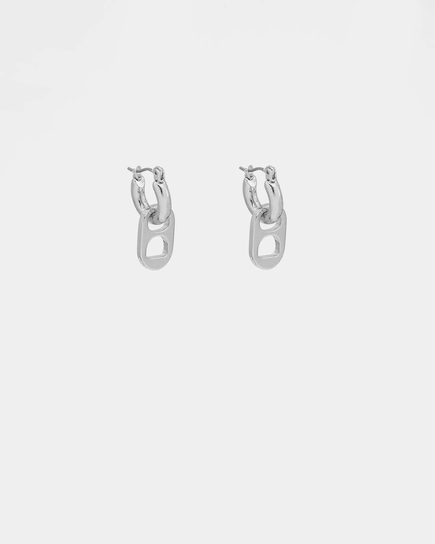 Wild for the Weekend Ring Pull Earrings Silver