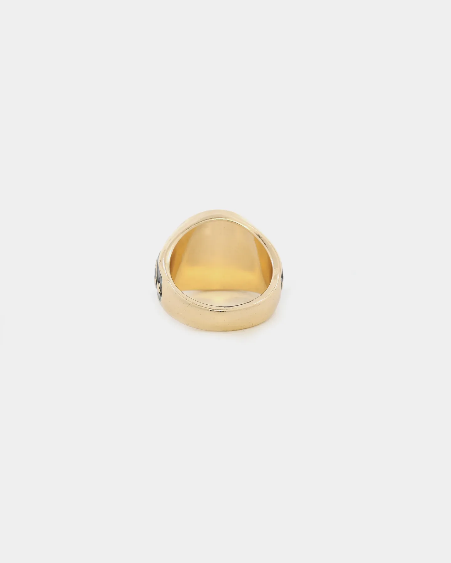 Wild For The Weekend Wildcats Coin Signet Ring (Large) Gold
