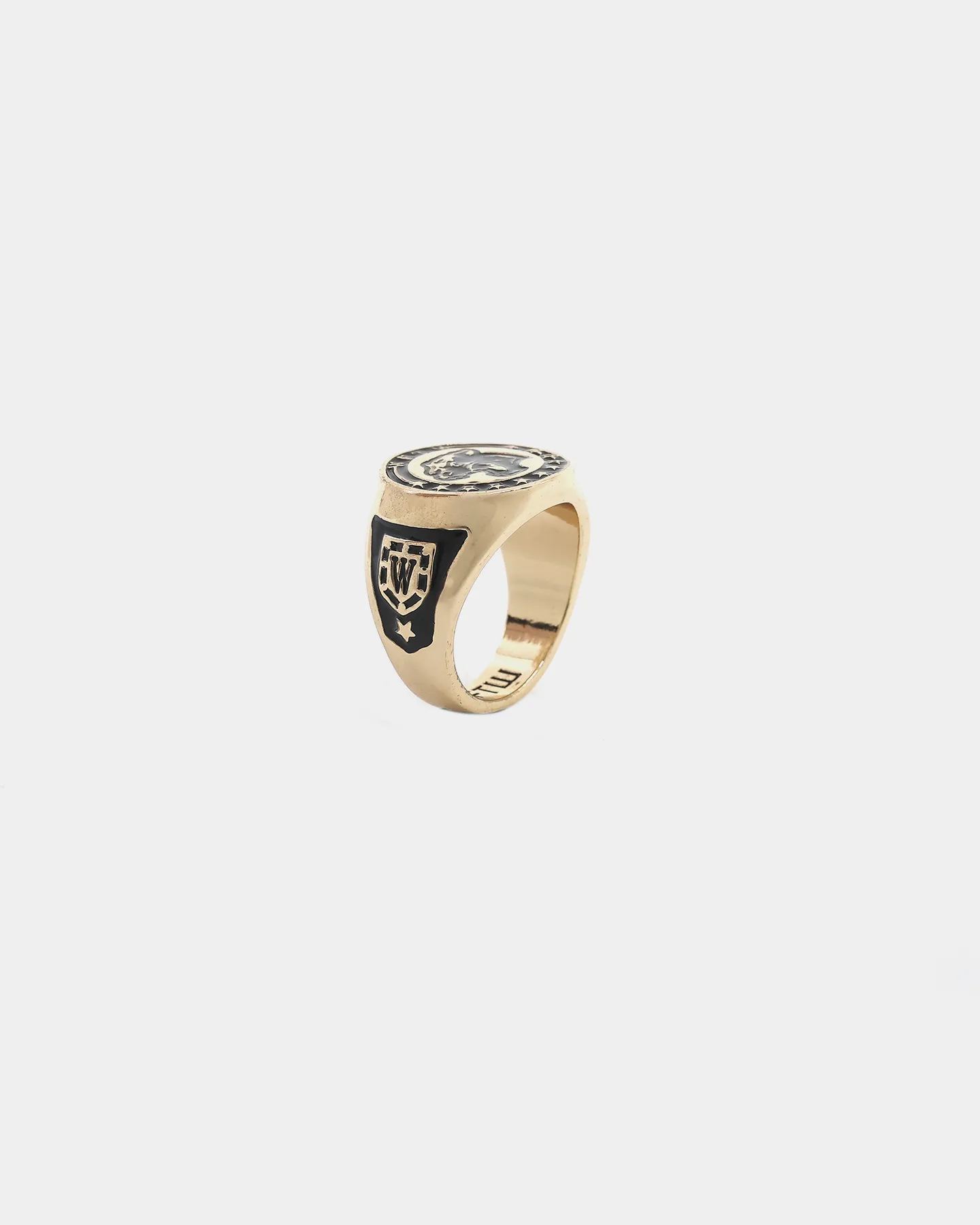 Wild For The Weekend Wildcats Coin Signet Ring (Medium) Gold